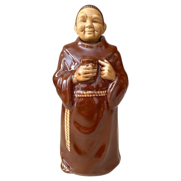 Vtg 1950s Monk Friar Decanter Barware - Quirky Retro Boozy Charm! - Picture 2 of 11